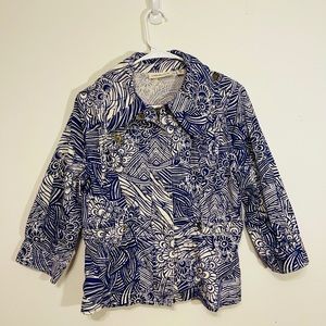 Coldwater Creek Womens large purple  Jacket.